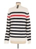 Express 100% Cotton Stripes Ivory Pullover Sweater Size M - photo 2