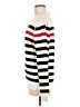 Express 100% Cotton Stripes Ivory Pullover Sweater Size M - photo 5