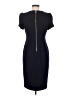 Calvin Klein Solid Black Cocktail Dress Size 8 - photo 2