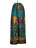 Unbranded Print Teal Casual Pants Size 23 waist (estimated) - photo 1