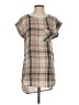 Akemi + Kin Plaid Tan Sleeveless T-Shirt Size XS - photo 1