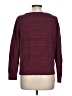 Ann Taylor LOFT 100% Cotton Burgundy Pullover Sweater Size L - photo 2