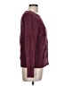 Ann Taylor LOFT 100% Cotton Burgundy Pullover Sweater Size L - photo 4