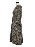 Studio M 100% Polyester Paisley Gray Casual Dress Size S - photo 5