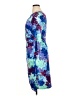Coldwater Creek Print Blue Cocktail Dress Size 14 - photo 5