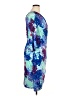 Coldwater Creek Print Blue Cocktail Dress Size 14 - photo 4