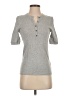 J.Crew 100% Cotton Gray 3/4 Sleeve Top Size XS - photo 1