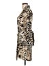 Kay Celine Animal Print Tan Cocktail Dress Size L (estimated) - photo 5