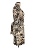 Kay Celine Animal Print Tan Cocktail Dress Size L (estimated) - photo 4
