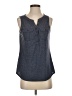 Soho Gray Sleeveless Blouse Size S - photo 1