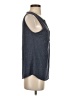 Soho Gray Sleeveless Blouse Size S - photo 4
