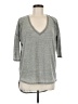 Express Outlet Gray 3/4 Sleeve Top Size M - photo 1