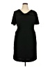 Metrostyle 100% Polyester Solid Black Casual Dress Size 18 - photo 1