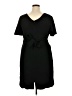 Metrostyle 100% Polyester Solid Black Casual Dress Size 18 - photo 2