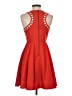 Buttons Solid Red Cocktail Dress Size S - photo 2