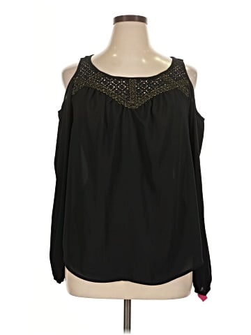 Xhilaration Long Sleeve Blouse (view 1)