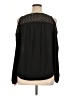 Xhilaration 100% Polyester Black Long Sleeve Blouse Size XL - photo 2