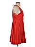 Buttons Solid Red Cocktail Dress Size S - photo 4