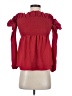 Chelsea28 100% Polyester Red Long Sleeve Blouse Size S - photo 1