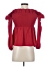 Chelsea28 100% Polyester Red Long Sleeve Blouse Size S - photo 2