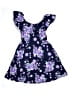 Justice Floral Purple Dress Size 10 - photo 2