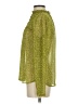 Maison d' Amelie 100% Polyester Green Long Sleeve Blouse Size S - photo 5