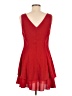 Rampage 100% Polyester Solid Red Cocktail Dress Size 7 - photo 2
