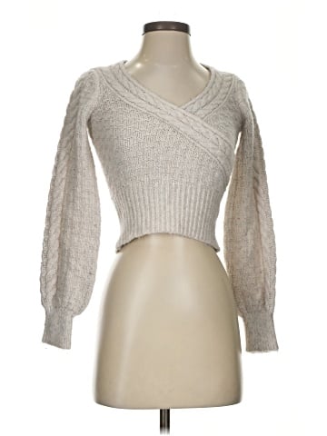 Happily Grey Pullover Sweater (view 1)