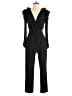 Express Solid Black Jumpsuit Size 4 - photo 1