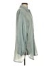 Malai Metallic Green 3/4 Sleeve Blouse Size Sm - Med - photo 4