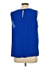 Madewell 100% Viscose Blue Sleeveless Blouse Size L - photo 2