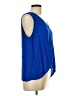 Madewell 100% Viscose Blue Sleeveless Blouse Size L - photo 4