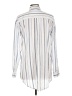 Elizabeth and James Stripes Ivory White Long Sleeve Blouse Size L - photo 2