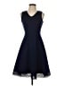 Donna Ricco Solid Blue Cocktail Dress Size 2 - photo 1