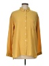 J.Jill 100% Polyester Color Block Yellow Long Sleeve Blouse Size L - photo 1