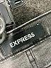 Express Gray Denim Shorts Size 14 - photo 3