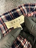 Soft Joie 100% Rayon Plaid Blue 3/4 Sleeve Button-Down Shirt Size S - photo 7