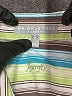 Foxcroft Stripes Green 3/4 Sleeve Button-Down Shirt Size 14 (petite) - photo 7