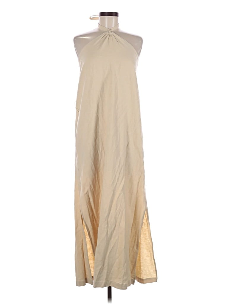 Pre-owned Lost + Wander Casual Dress In Gold