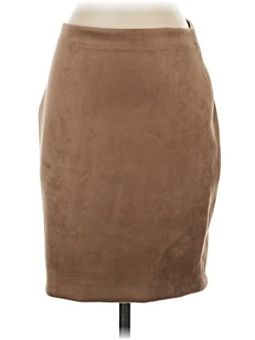 Catherine Malandrino Faux Leather Skirt (view 1)