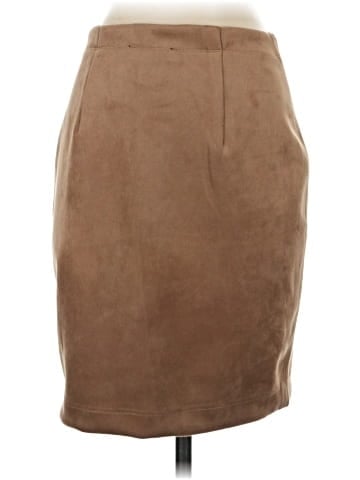 Catherine Malandrino Faux Leather Skirt (view 2)