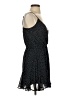 Francesca's 100% Polyester Polka Dots Black Blue Casual Dress Size S - photo 4