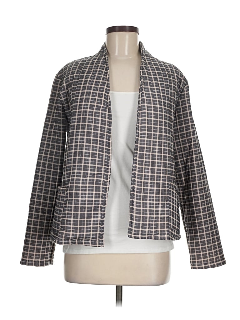 Pre-owned Assorted Brands Blazer Jacket In Gray