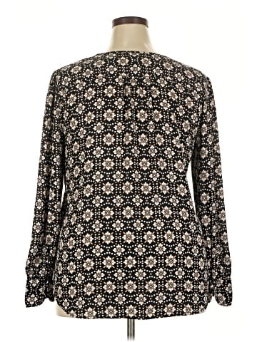 Ann Taylor Long Sleeve Blouse (view 2)