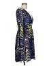 BCBGMAXAZRIA 100% Polyester Print Blue Cocktail Dress Size L - photo 4