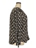 Ann Taylor 100% Polyester Black Long Sleeve Blouse Size XXL - photo 4