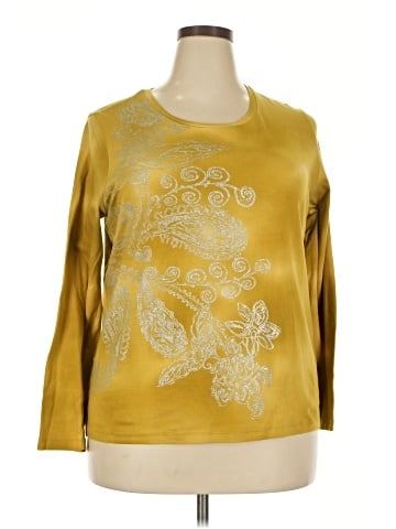 Jones New York 3/4 Sleeve T-Shirt (view 1)