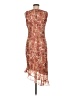 Breakin' Loose 100% Polyester Paisley Red Cocktail Dress Size 9 - 10 - photo 2