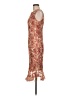 Breakin' Loose 100% Polyester Paisley Red Cocktail Dress Size 9 - 10 - photo 5
