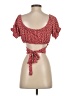 Unbranded Red Short Sleeve Top Size S - photo 2